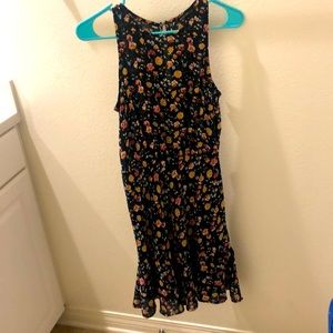 Navy floral JCREW dress, size 4